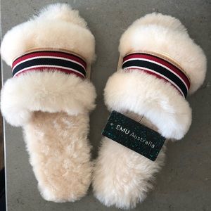 Free People ‘Wrenlette’ Shearling Slippers